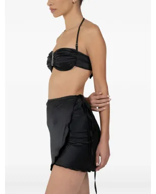 PARAMIDONNA Leone draped pareo - Black - サムネイル3