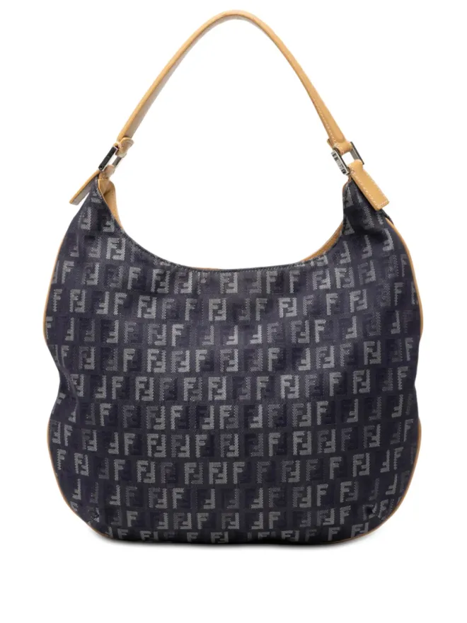 Fendi Pre-Owned Fendi Pre-Owned ズッキーノ デニム バッグ ブルーの商品画像