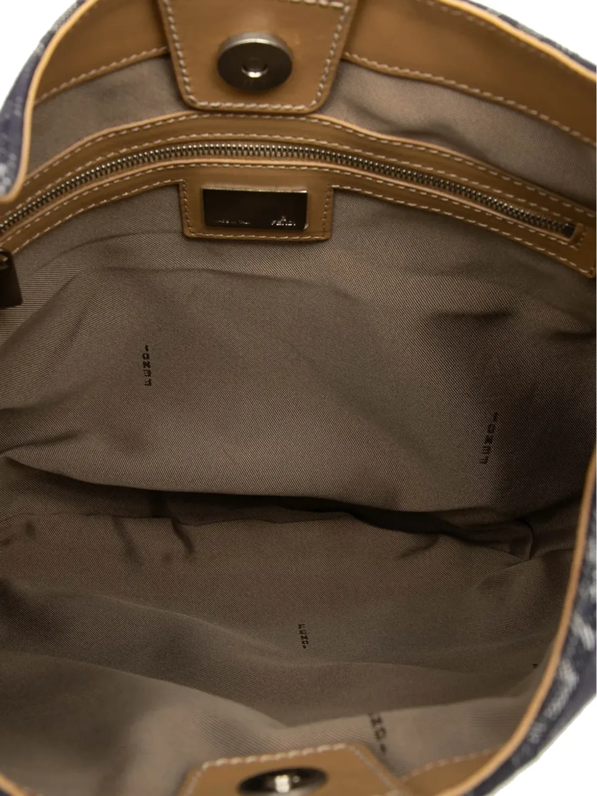 Fendi Pre-Owned ズッキーノ デニム バッグ ブルー - 画像5
