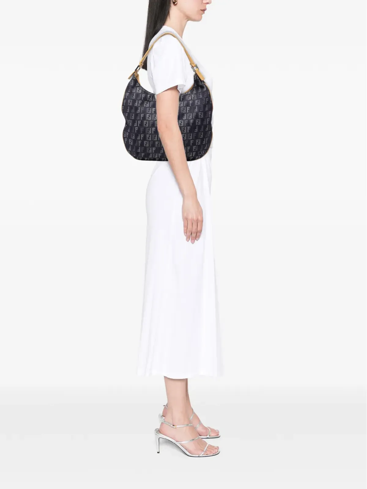Fendi Pre-Owned ズッキーノ デニム バッグ ブルー - 画像2