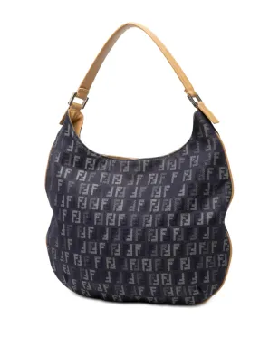 Fendi Pre-Owned ズッキーノ デニム バッグ ブルー - サムネイル3