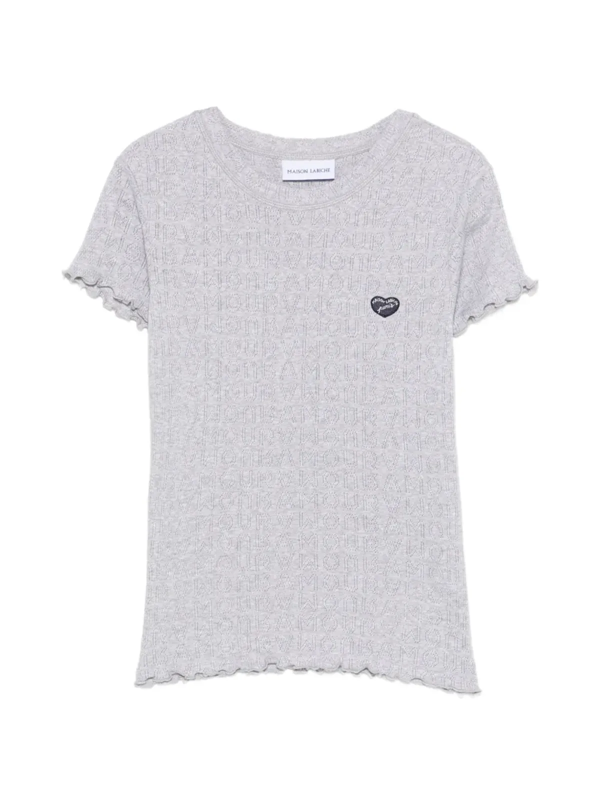 Maison Labiche ラッフルロゴパッチ Tシャツ - 画像1