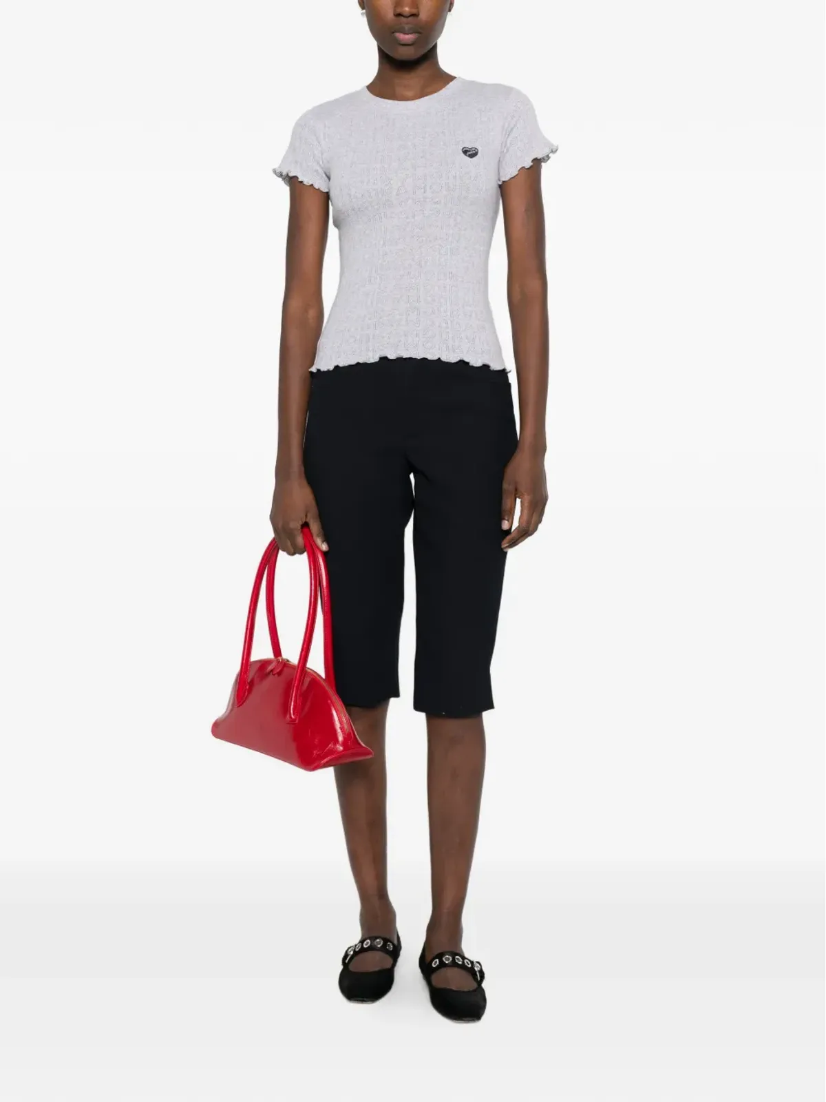 Maison Labiche ラッフルロゴパッチ Tシャツ - 画像2