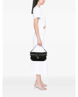 Fendi ビンテージ Zucca ナイロン ジップコード ショルダーバッグ - ブラック - サムネイル2
