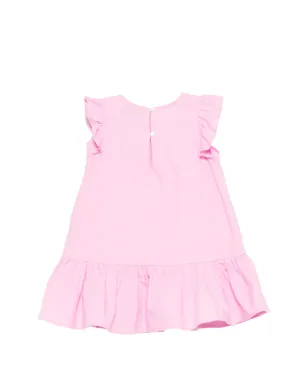 Moschino Kids ロゴプリント・フリルディテールドレス - サムネイル2