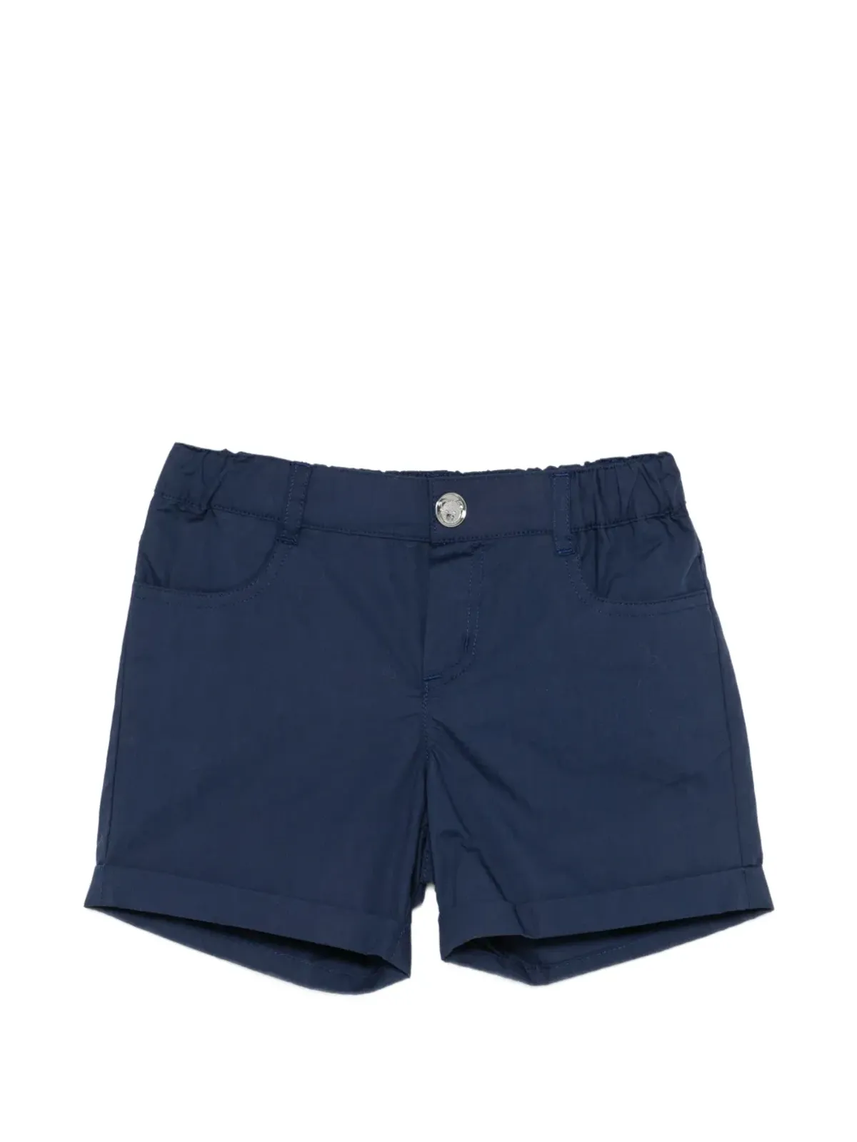 Moschino Kids elasticated-waist shorts - Blue - 画像1