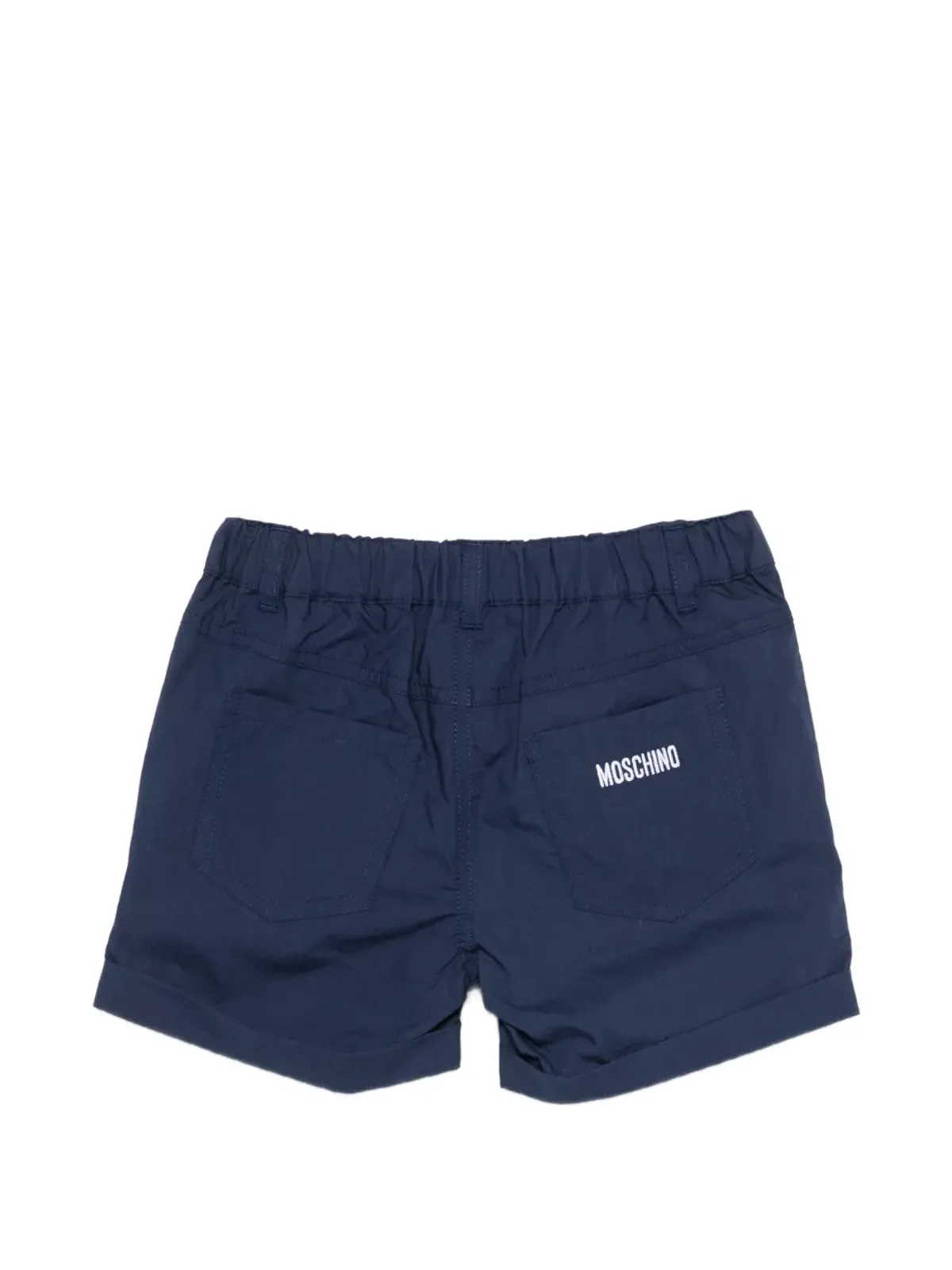 Moschino Kids elasticated-waist shorts - Blue - 画像2