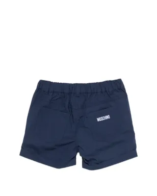 Moschino Kids elasticated-waist shorts - Blue - サムネイル2
