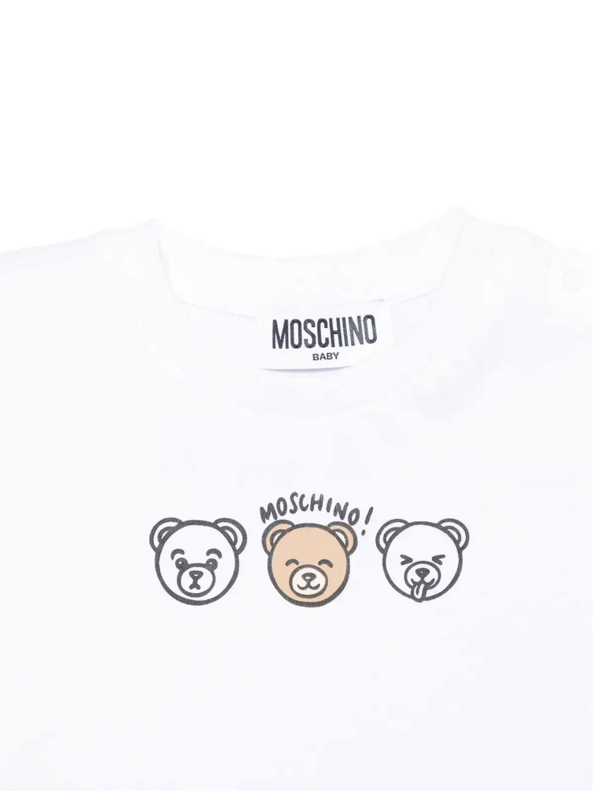 Moschino Kids ストライプ柄ショートパンツとTシャツのセット - 画像3