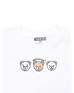 Moschino Kids ストライプ柄ショートパンツとTシャツのセット - サムネイル3