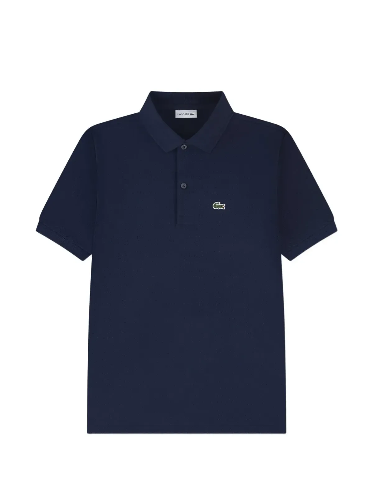 Lacoste Kids ロゴディテール コットンポロシャツ - 画像1
