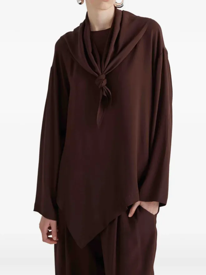 MEIMEIJ MeimeiJ アシンメトリック ブラウスの商品画像