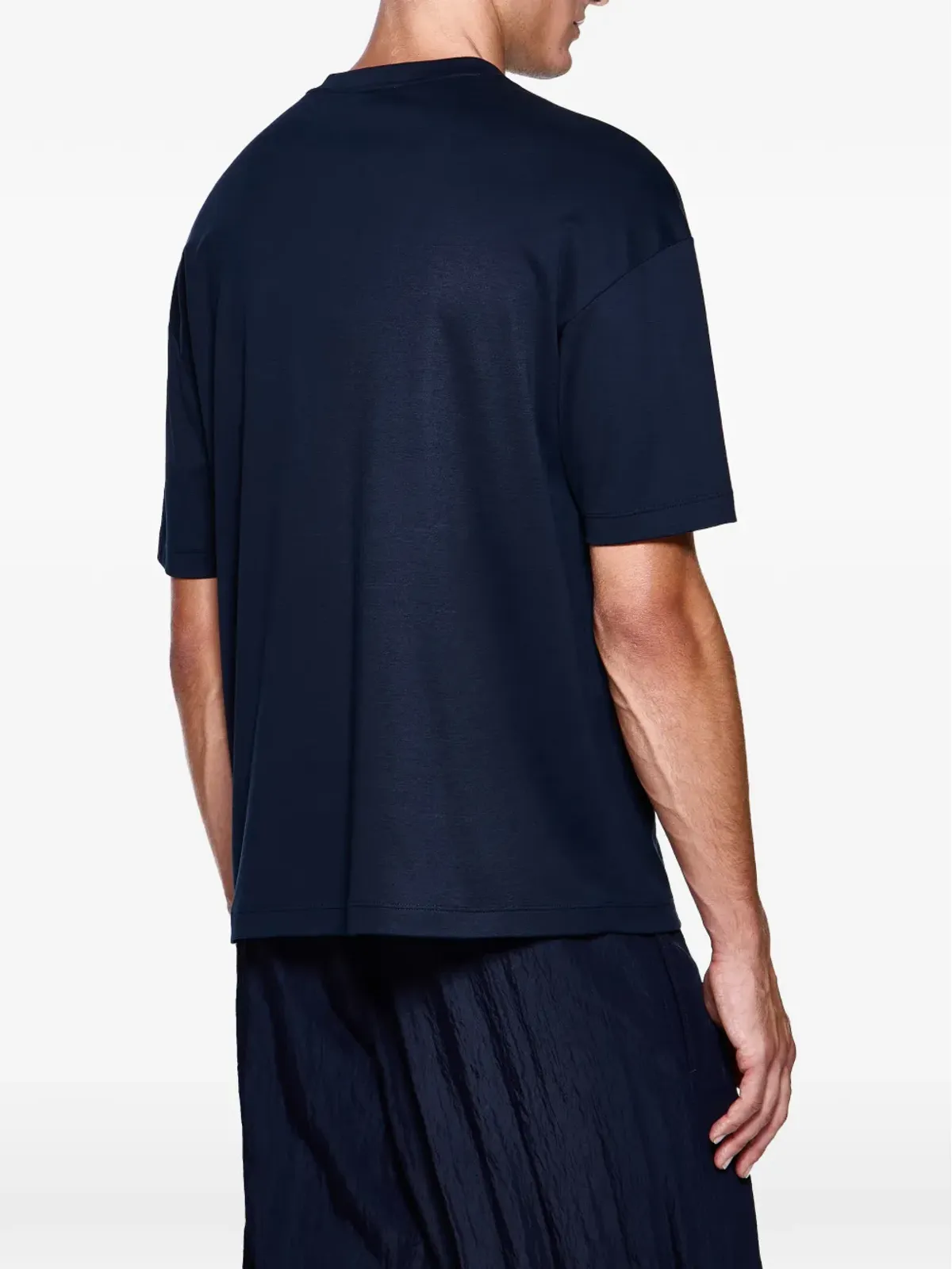 Giorgio Armani ラウンドネック半袖 Tシャツ - Blue - 画像3