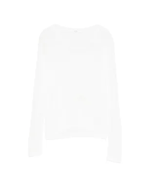 Co 長袖ラウンドネックトップス - Neutrals - サムネイル1
