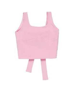 Miss Grant Kids ボウ付きクロップトップ - サムネイル1