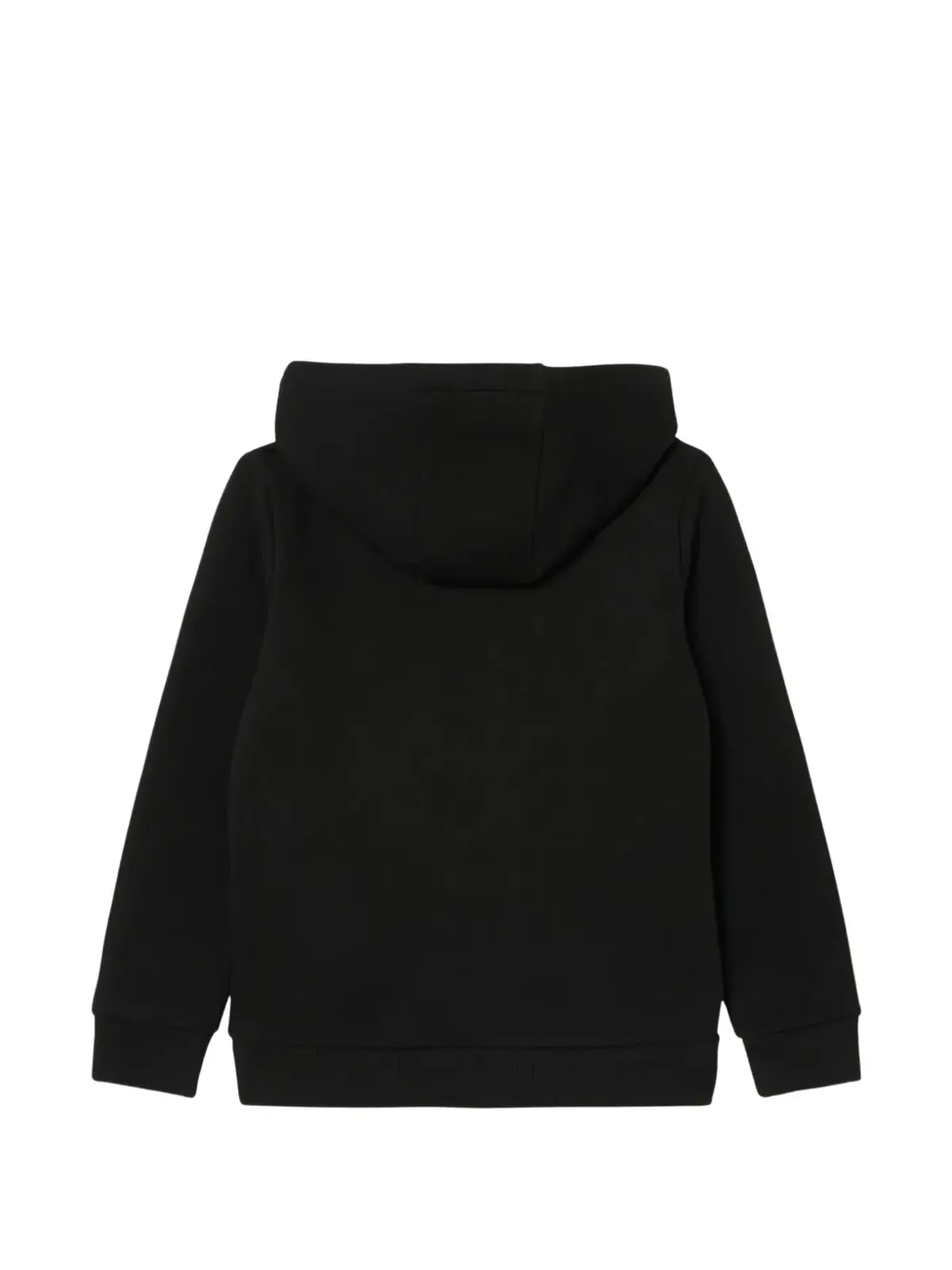 Lacoste Kids ロゴディテール入りフード付きジップアップコットンパーカー - 画像2