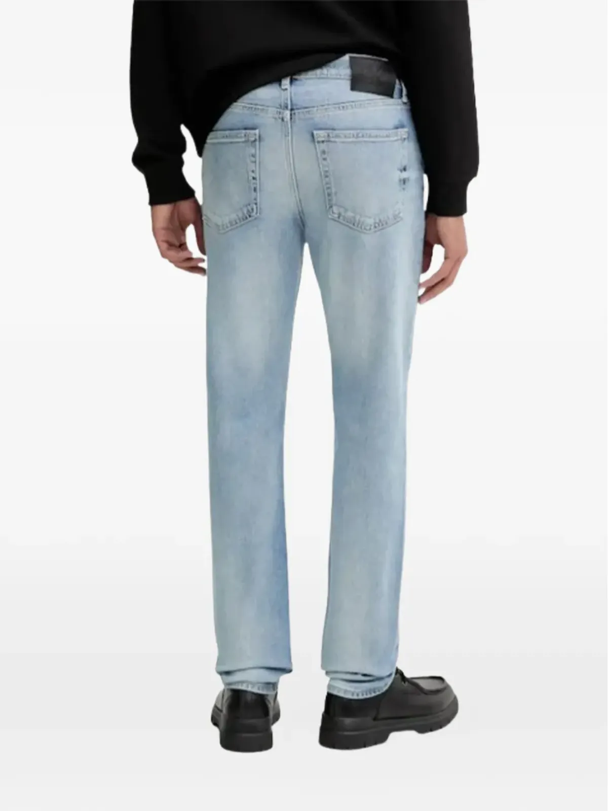 Calvin Klein ストレートコットンデニムジーンズ - 画像2