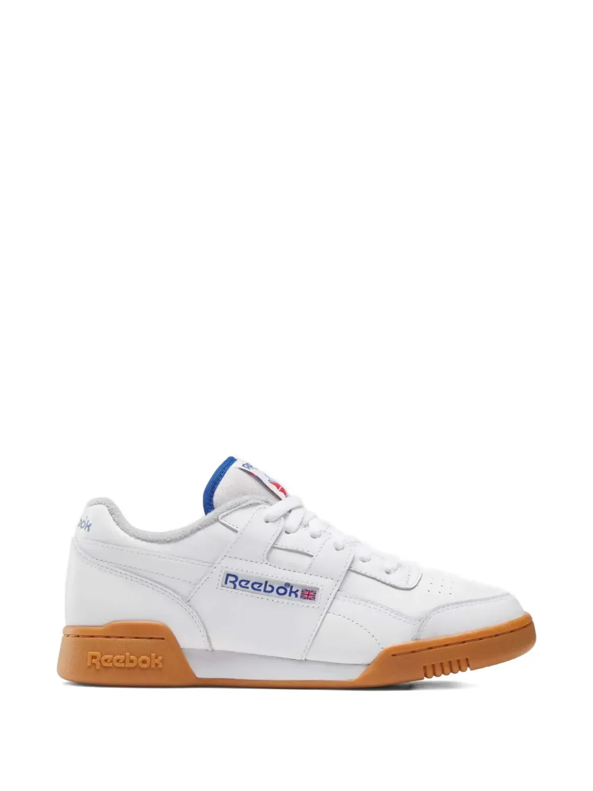 Reebok Workout Plus leather sneakers - White - 画像1