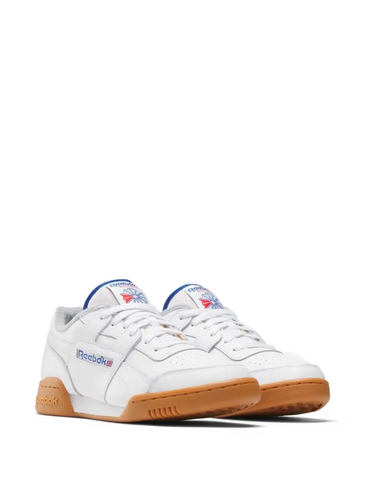 Reebok Workout Plus leather sneakers - White - 画像2