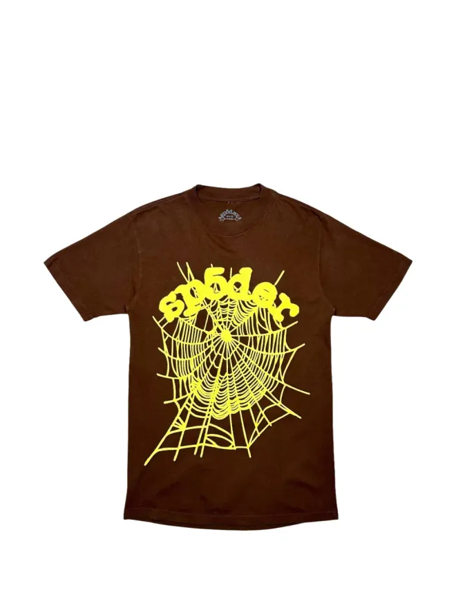 SP5DER SP5DER ウェブ ショートスリーブ Tシャツ - ブラウンの商品画像