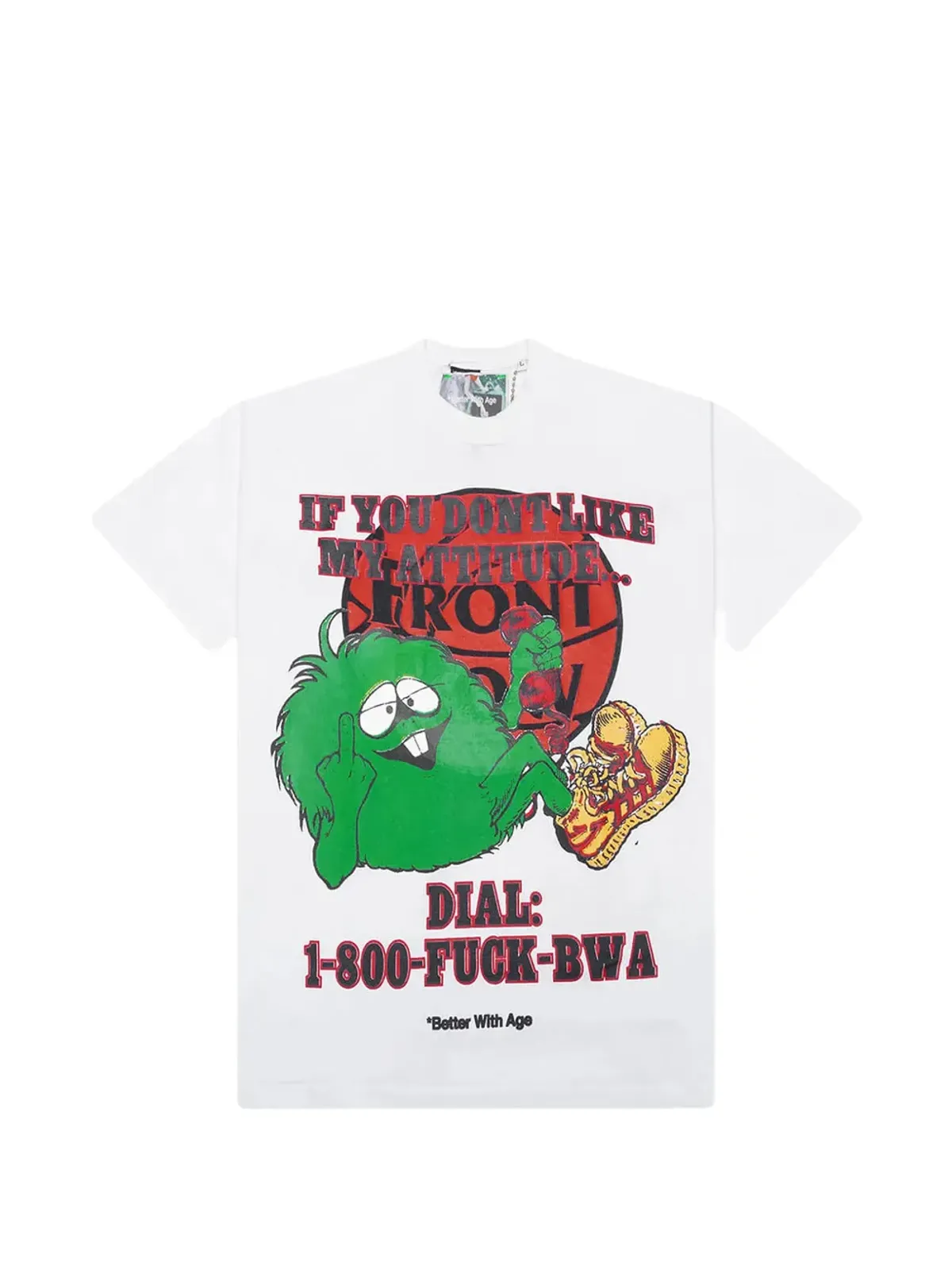 Better with Age crew-neck T-shirt - White - 画像1