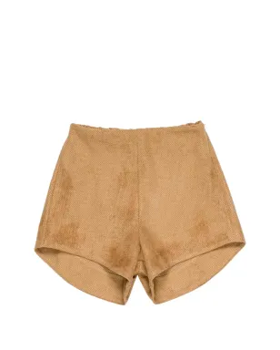 Miss Grant Kids embroidered shorts - Neutrals - サムネイル1