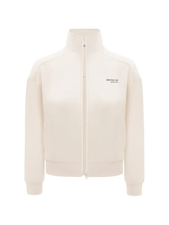 ANNAFOXY ANNAFOXY Calmeジップスウェット - ニュートラルの商品画像