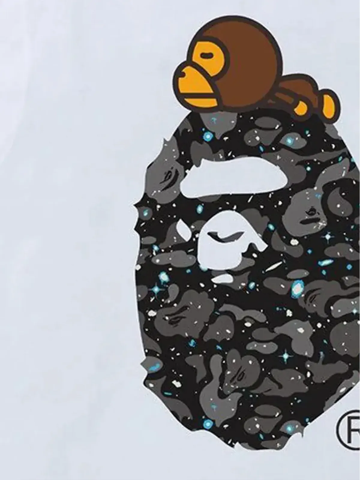 A BATHING APE® ミロ・オン ショートスリーブ Tシャツ - 画像2