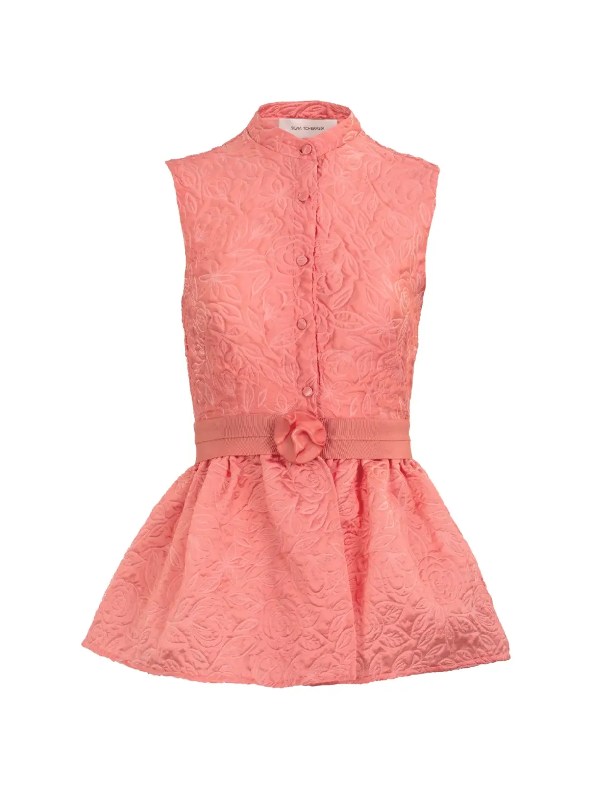 Silvia Tcherassi Colony floral blouse - Pink - 画像1