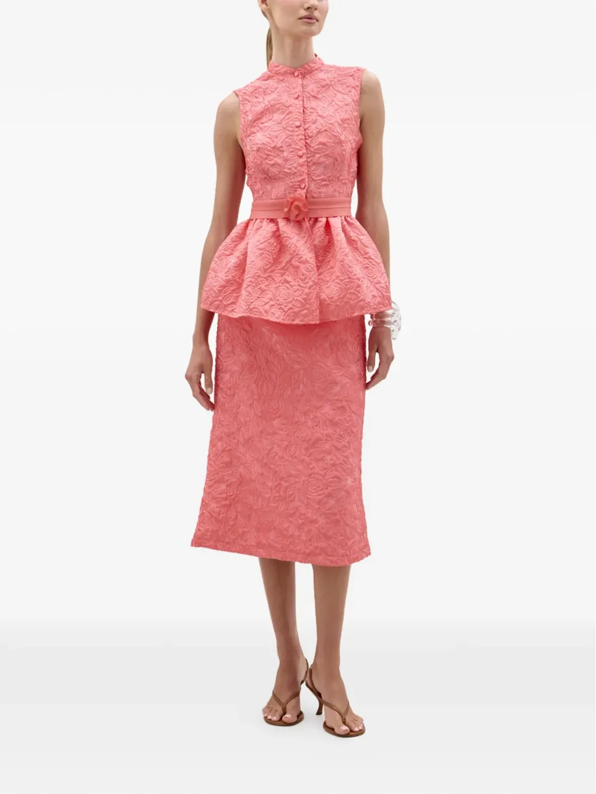 Silvia Tcherassi Colony floral blouse - Pink - 画像2