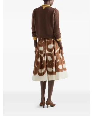 Prada プリントキャンバススカート - サムネイル3