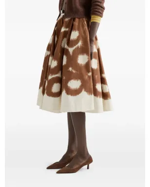 Prada プリントキャンバススカート - サムネイル4