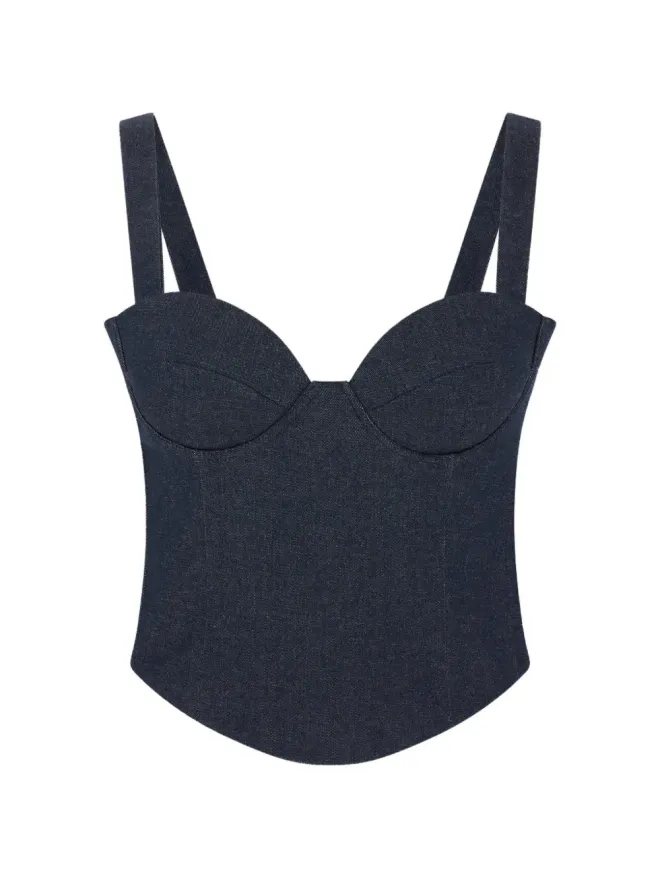 Violante Nessi Violante Nessi Vermeer型カップ付きブスティエトップの商品画像