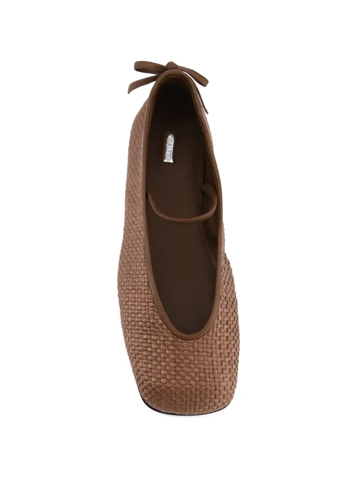 Nodaleto Bulla Node woven tie ballet flats - Brown - 画像2