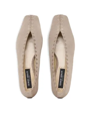 Giorgio Armani 刺繍入りバレエフラット - サムネイル4