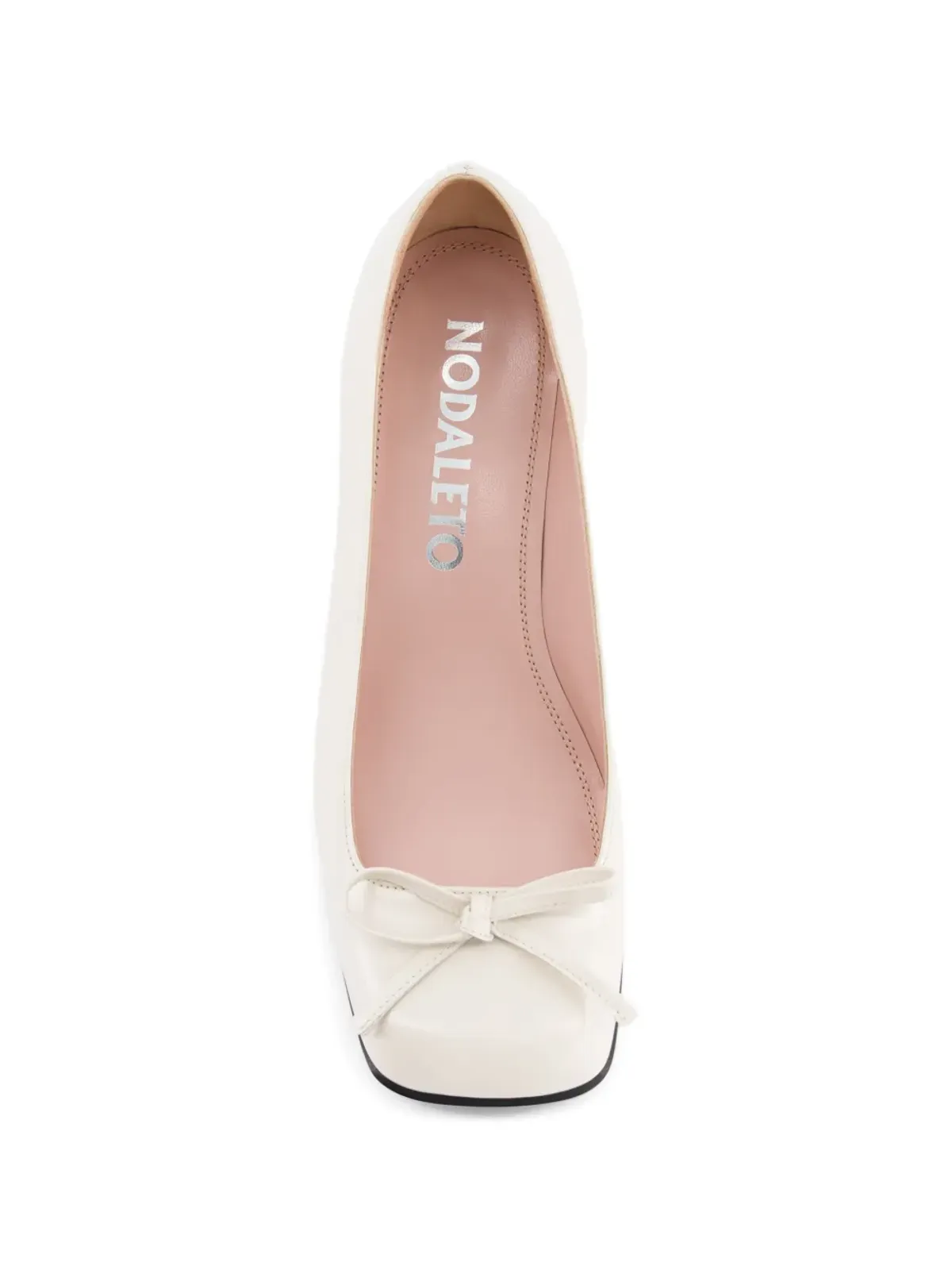 Nodaleto Node bow bulla pumps - White - 画像3