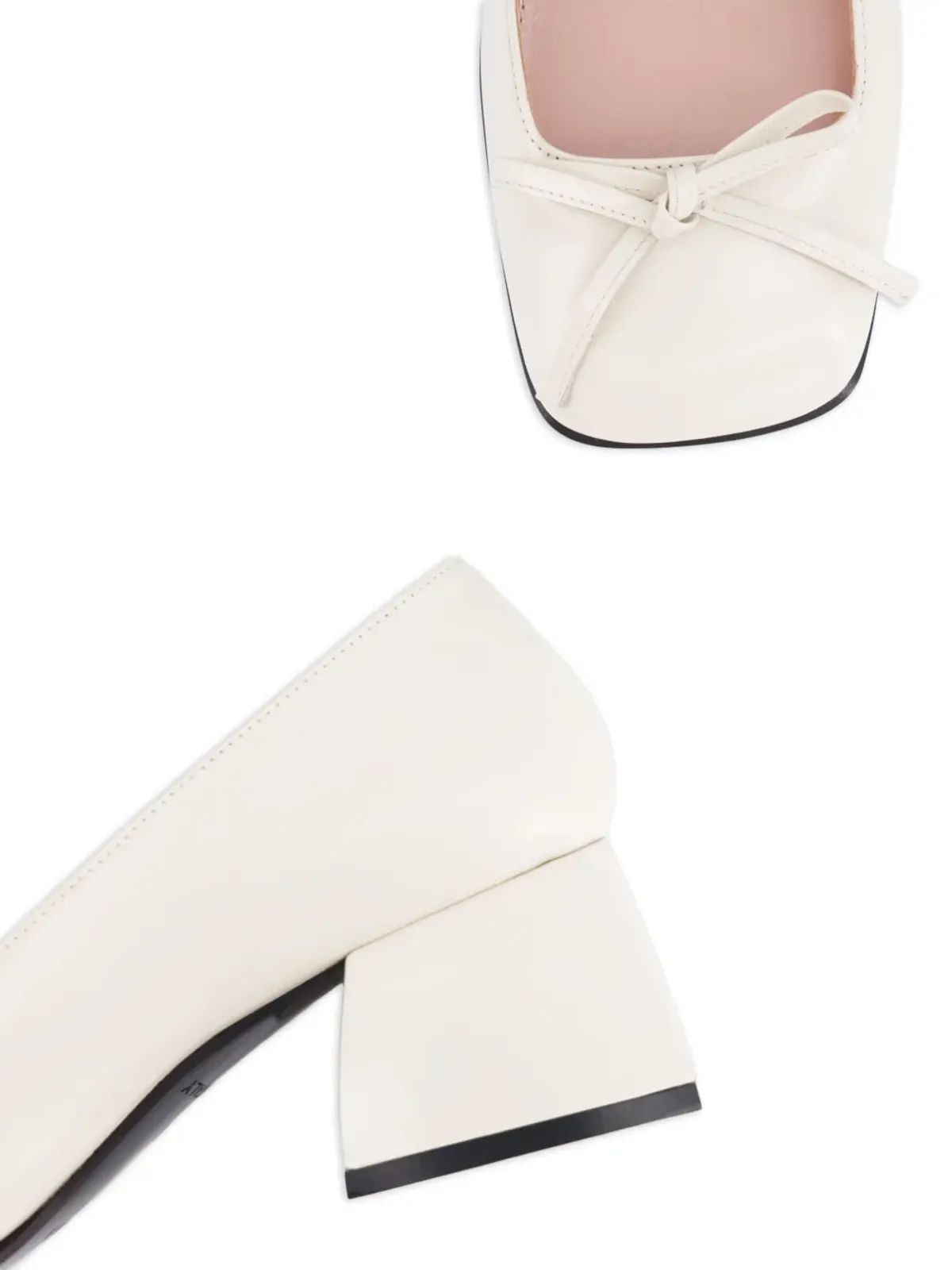 Nodaleto Node bow bulla pumps - White - 画像4