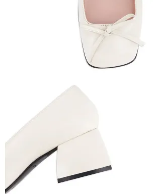 Nodaleto Node bow bulla pumps - White - サムネイル4