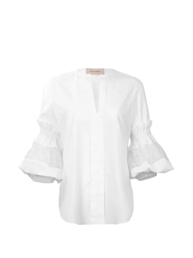 SILVIA TCHERASSI Silvia Tcherassi ヌル レース ブラウス - Whiteの商品画像