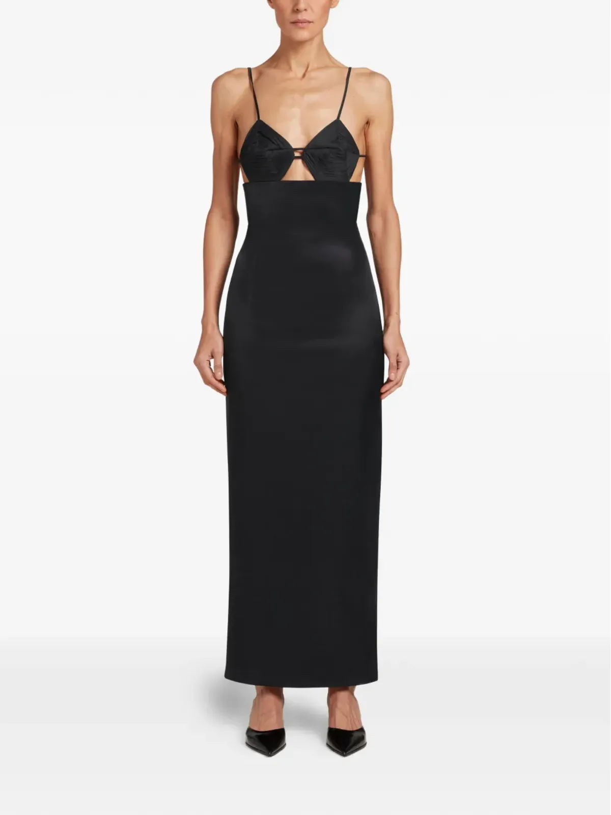 Violante Nessi Rodari maxi dress - Black - 画像2