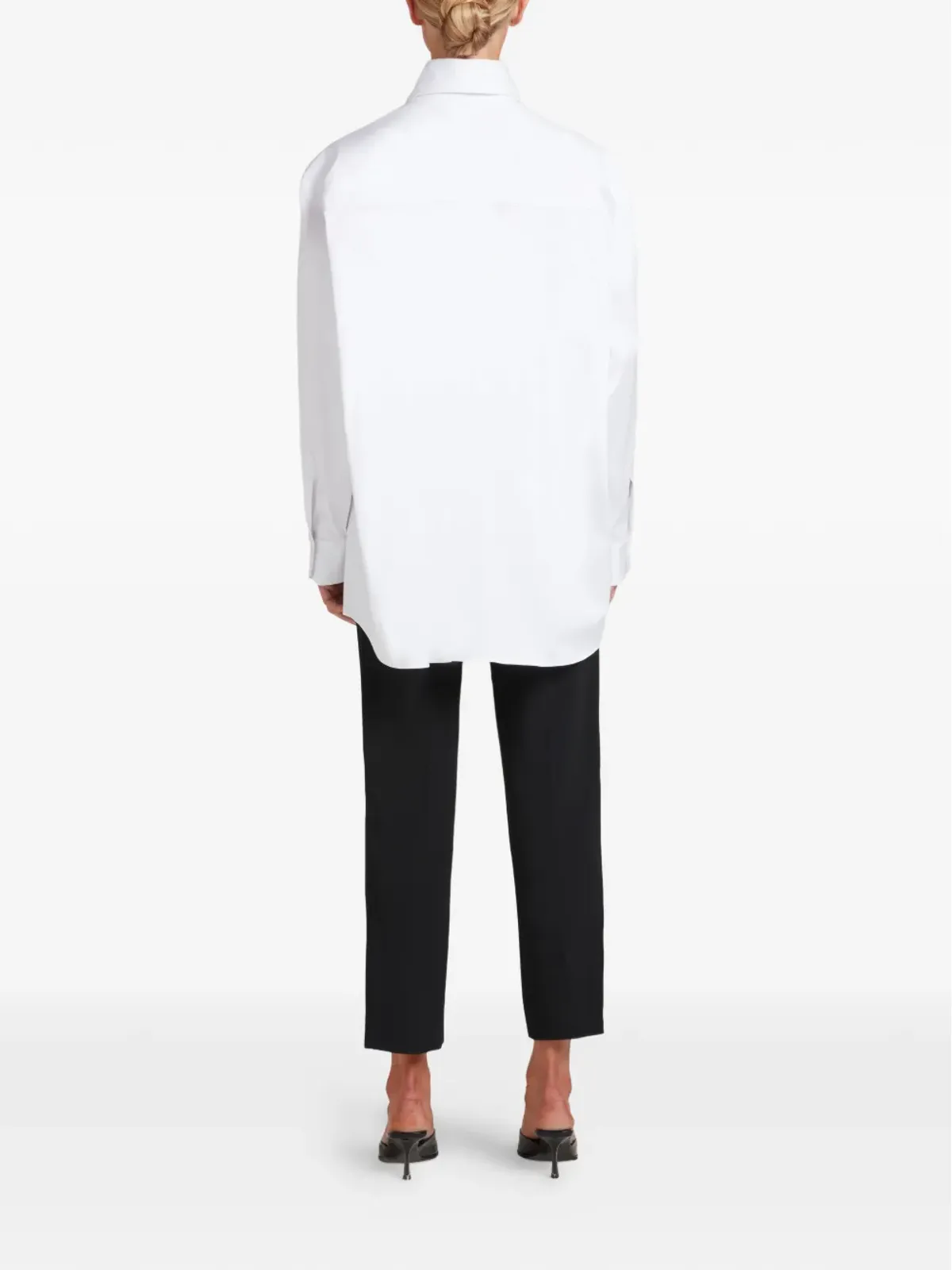 Violante Nessi Dadamaino geometric-button オーバーサイズ シャツ - 画像3