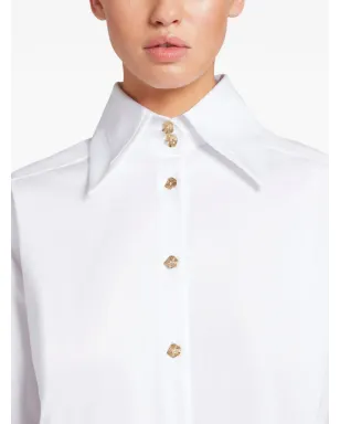 Violante Nessi Dadamaino geometric-button オーバーサイズ シャツ - サムネイル4