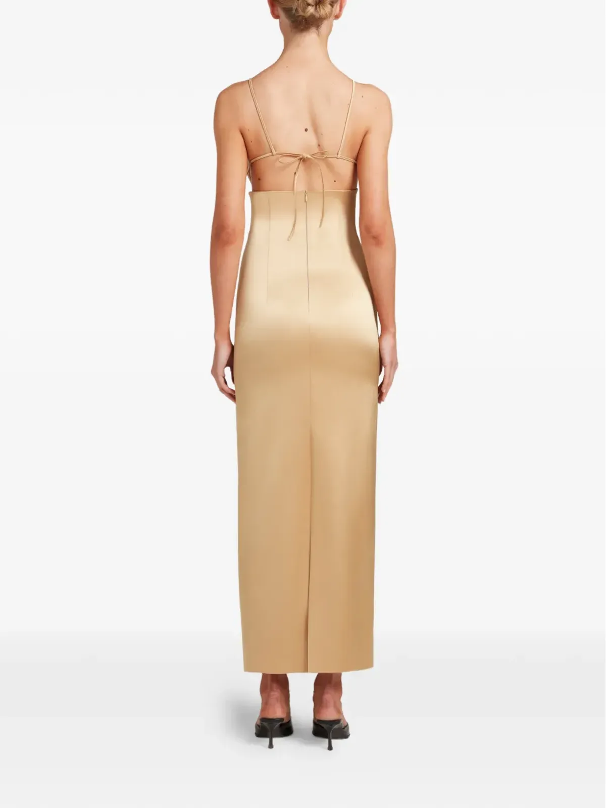 Violante Nessi Rodari geometric-cup maxi dress - 画像3