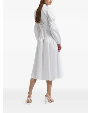 Violante Nessi Derain長袖ベルト付きドレス - サムネイル4