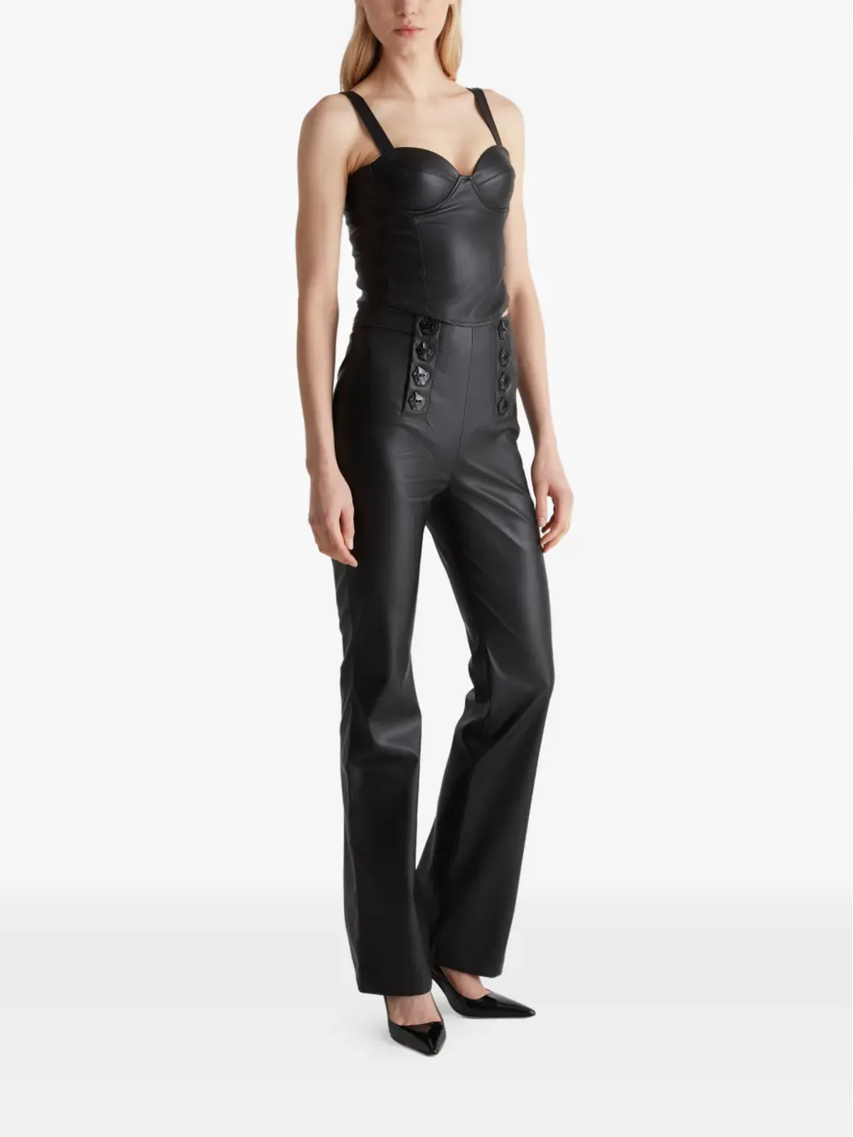 Violante Nessi Vermeer shaped-cups bustier top - 画像3