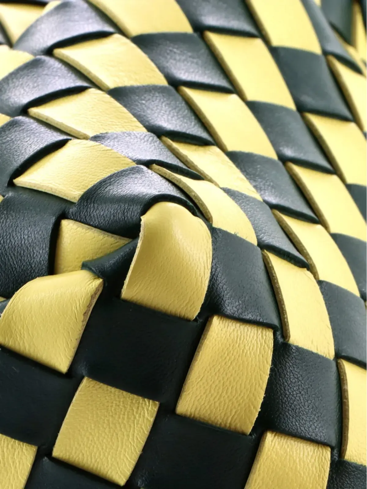 Bottega Veneta ビンテージ Bicolor Andiamo トップハンドルバッグ イントレチャート ナパ サッチェル - 画像5
