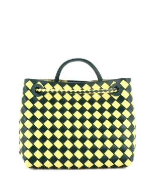 Bottega Veneta ビンテージ Bicolor Andiamo トップハンドルバッグ イントレチャート ナパ サッチェル - サムネイル2