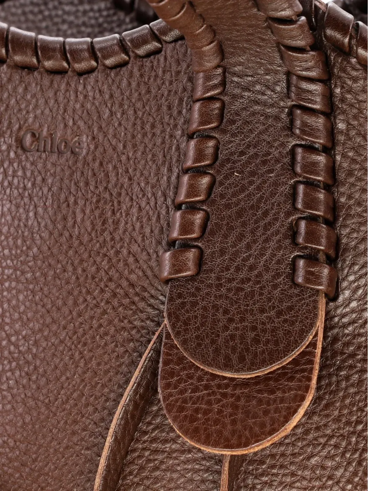 Chloé Pre-Owned モニー レザー トートバッグ - 画像4