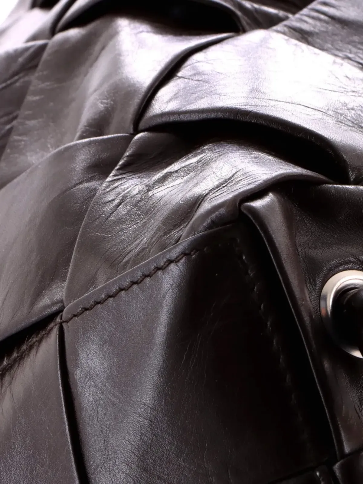 Bottega Veneta Pre-Owned カセット・セーラー Maxi イントレッチァート レザー バックパック - ブラウン - 画像5