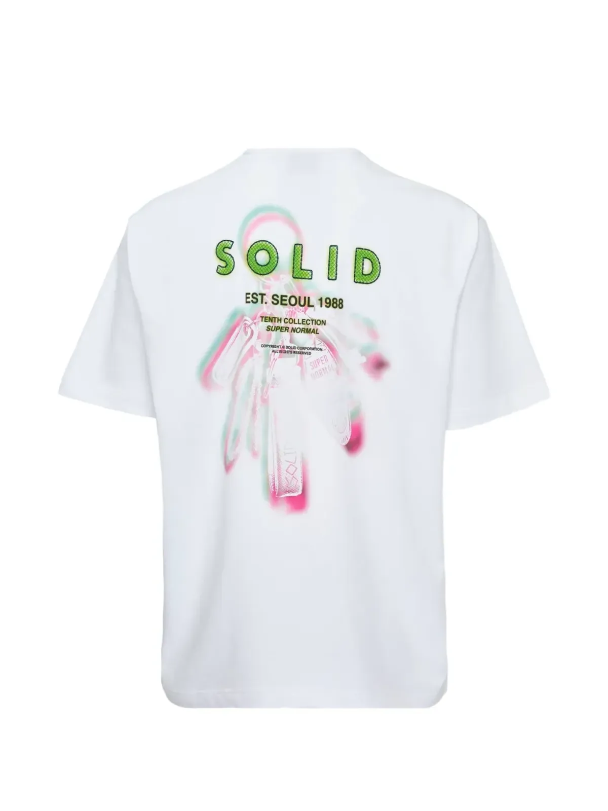 SOLID HOMME チャームズ グラフィックプリントTシャツ - 画像2